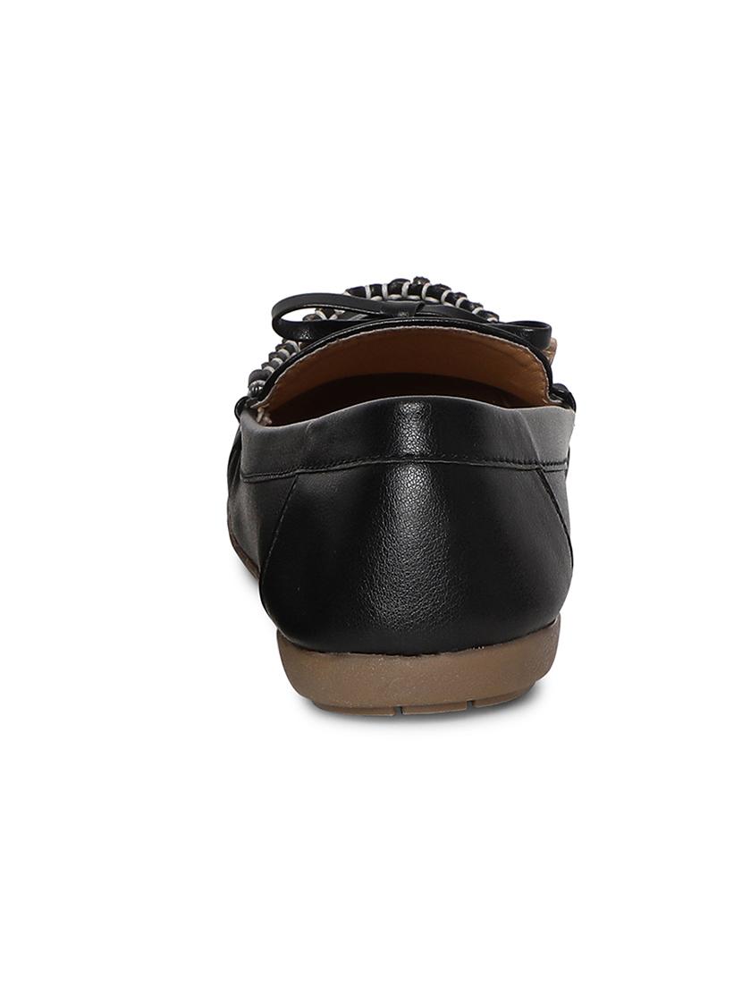 black slip on loafers - 15840284 - Zoom Image - 3
