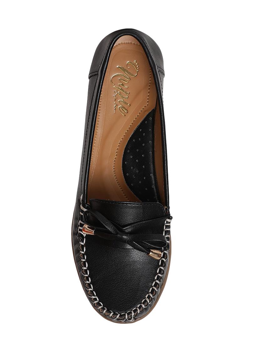 black slip on loafers - 15840284 - Zoom Image - 4
