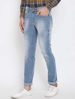 blue denim ripped jeans - 15840829 - Standard Image - 2