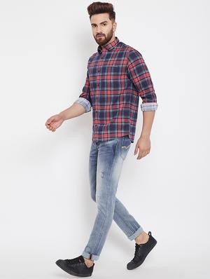 blue denim ripped jeans - 15840836 - Standard Image - 4