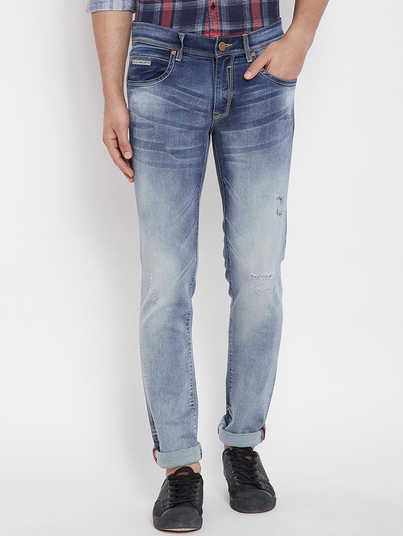blue denim ripped jeans - 15840836 - Zoom Image - 1