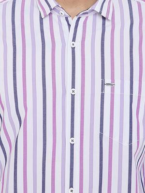 white striped casual shirt - 15840844 - Standard Image - 5