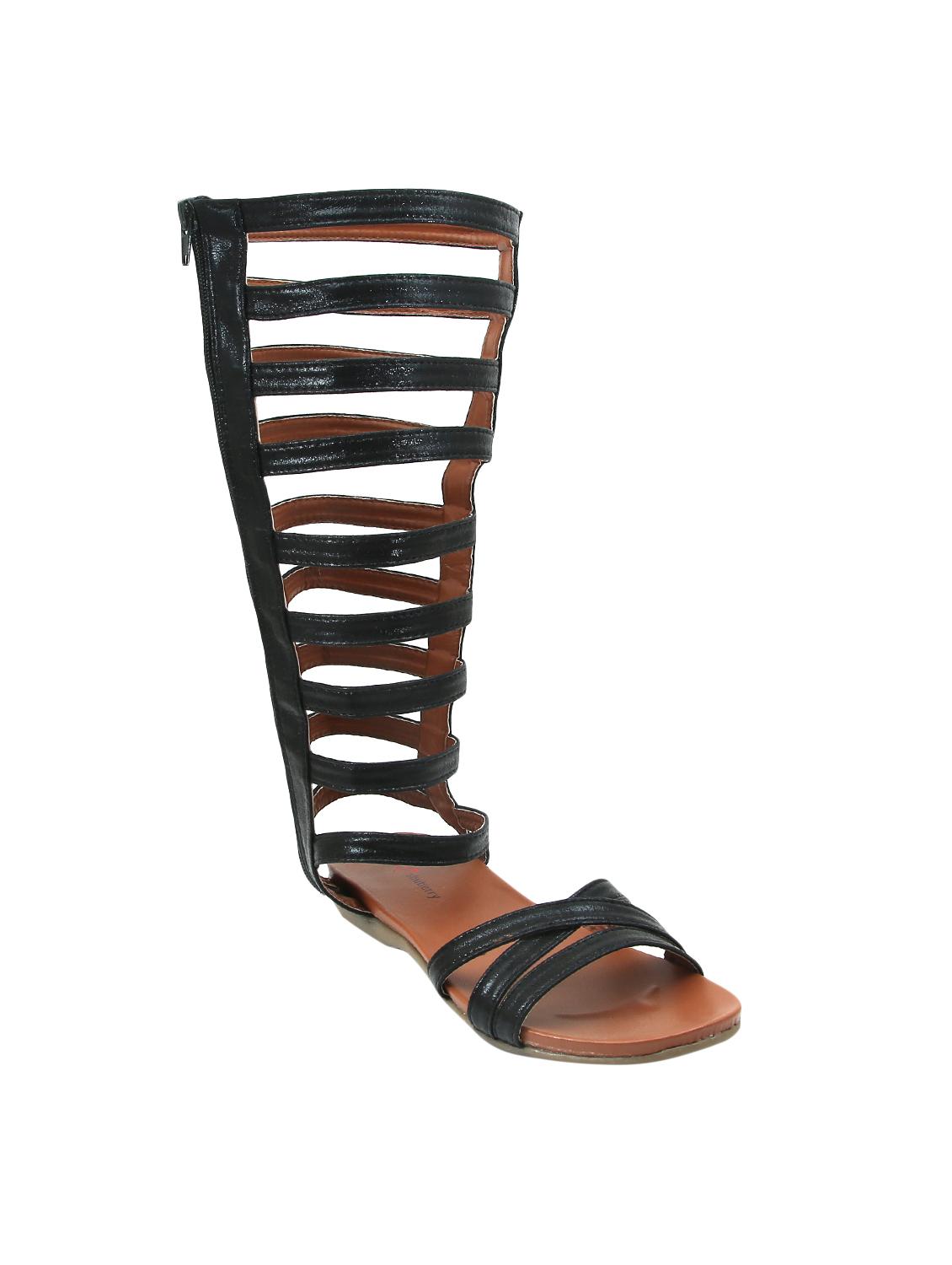 black gladiators sandals - 15841913 - Zoom Image - 1