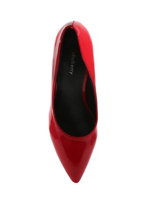 red slip on pumps - 15841981 - Standard Image - 4