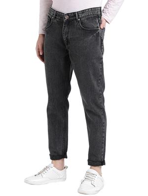 black cotton plain jeans - 15843118 - Standard Image - 2