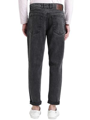 black cotton plain jeans - 15843118 - Standard Image - 3