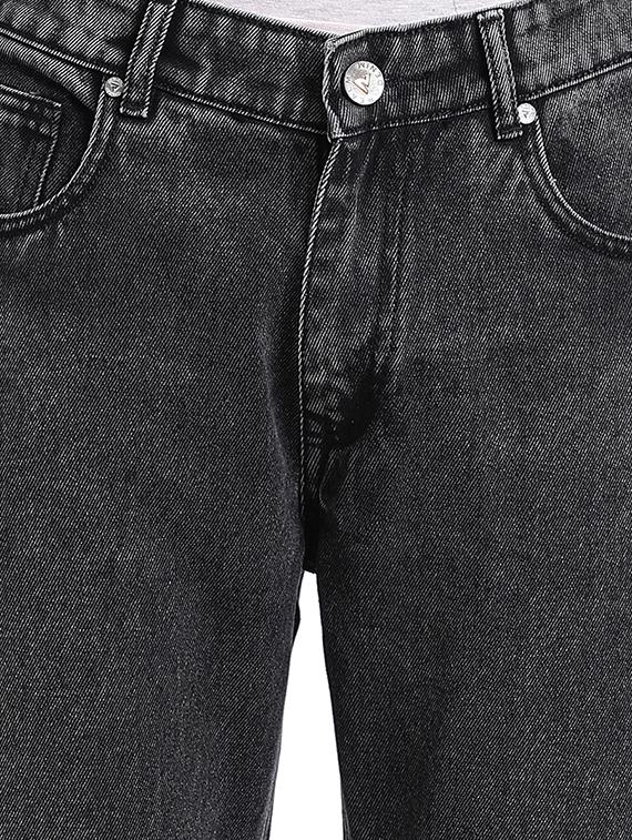 black cotton plain jeans - 15843118 - Zoom Image - 4