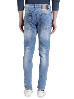 blue cotton blend ripped jeans - 15843142 - Standard Image - 3