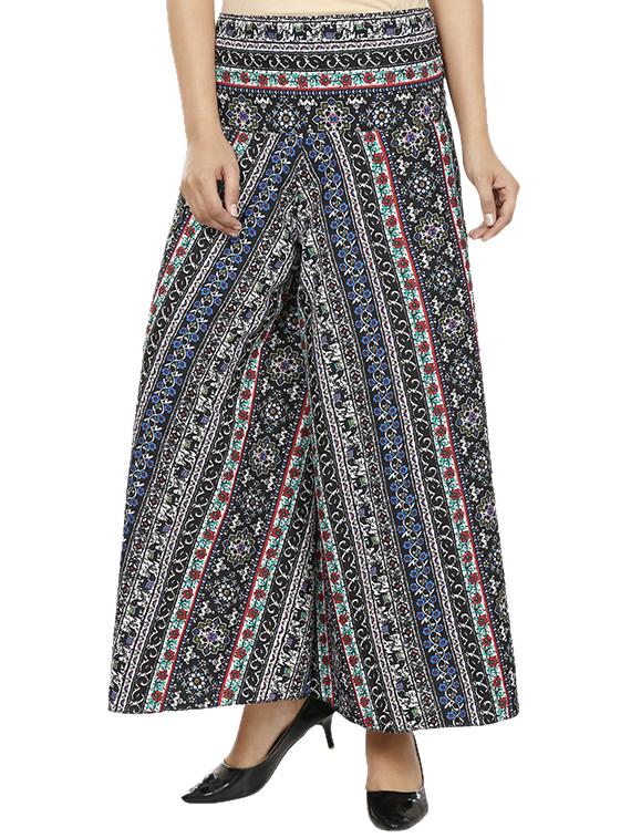 black flared palazzo - 15844883 - Zoom Image - 1