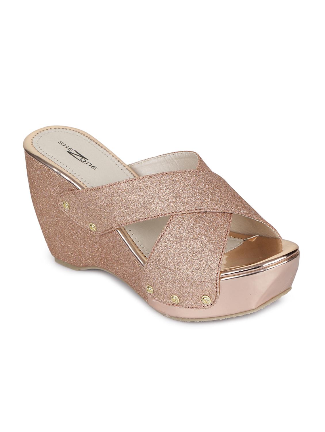 beige slip on wedges - 15844900 - Zoom Image - 1