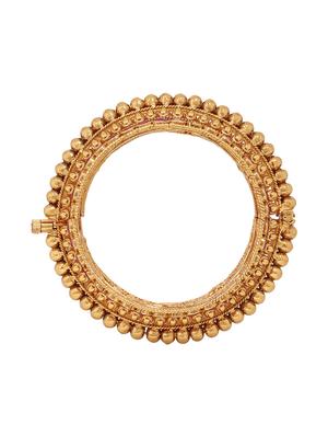 gold red tone bangle - 15845524 - Standard Image - 2