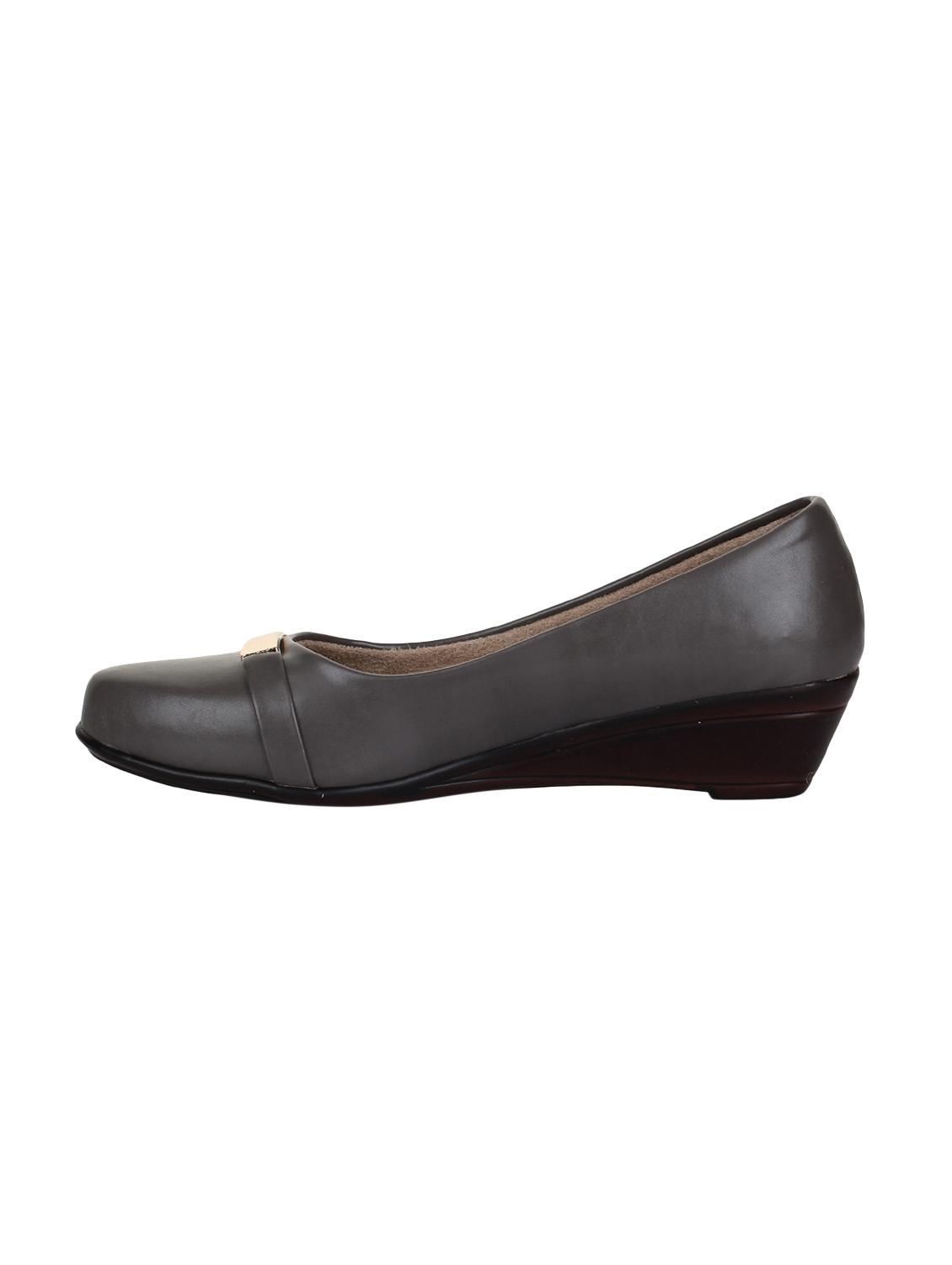 grey slip on wedges - 15846452 - Zoom Image - 2