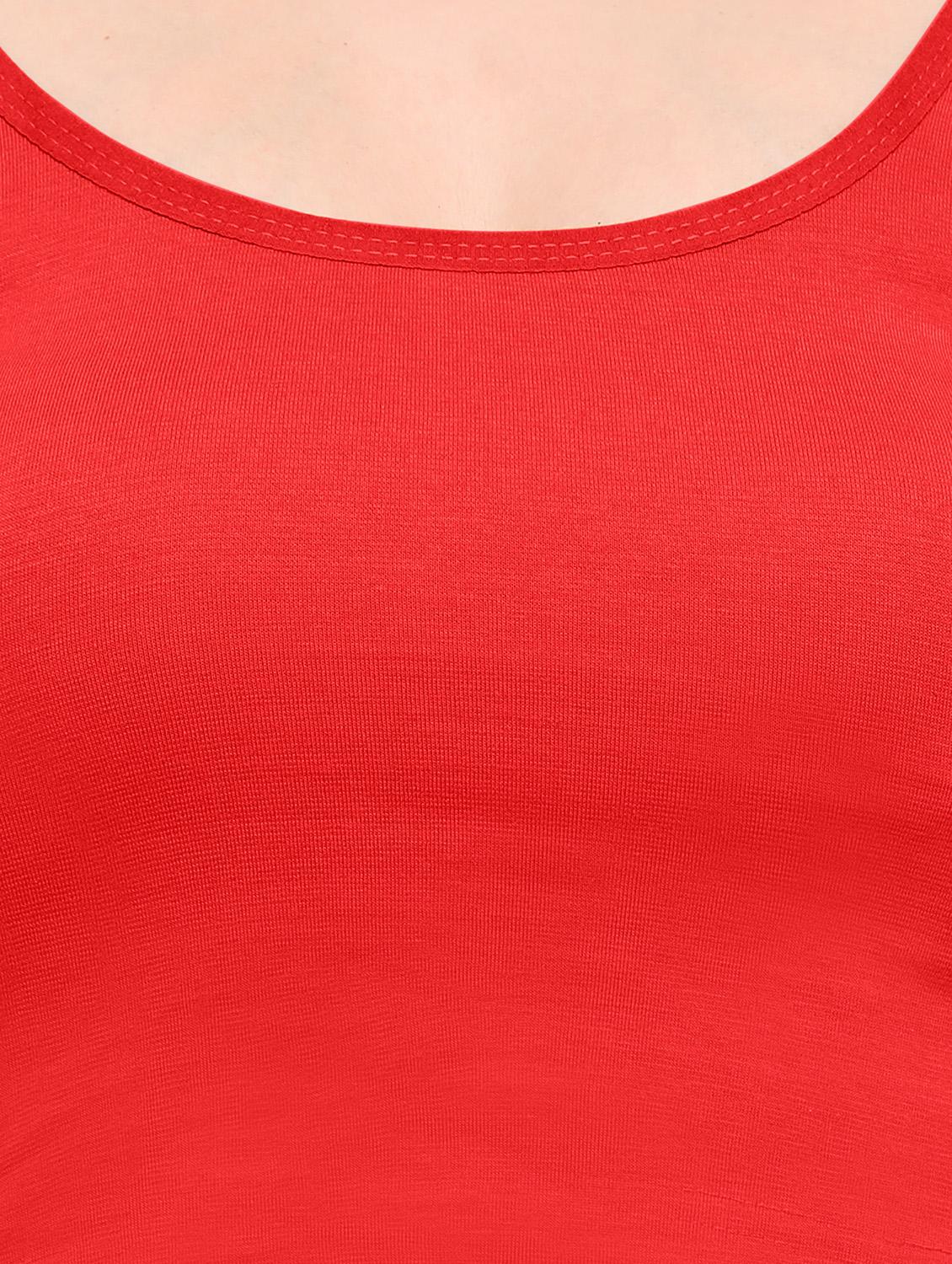 net sleeved solid blouse - 15846885 - Zoom Image - 4