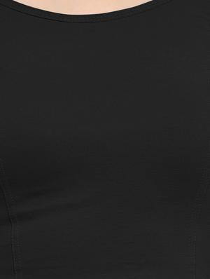 net solid blouse - 15846902 - Standard Image - 4