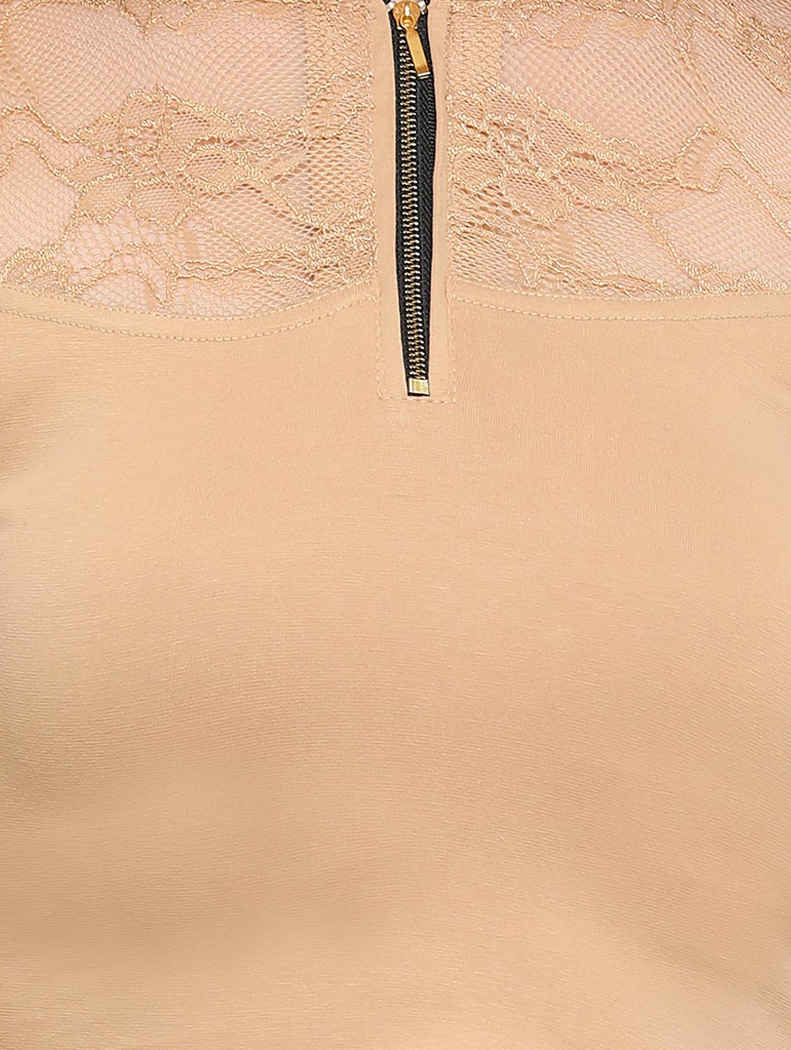 net solid blouse - 15846907 - Zoom Image - 4