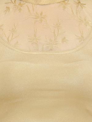 net solid blouse - 15846913 - Standard Image - 4