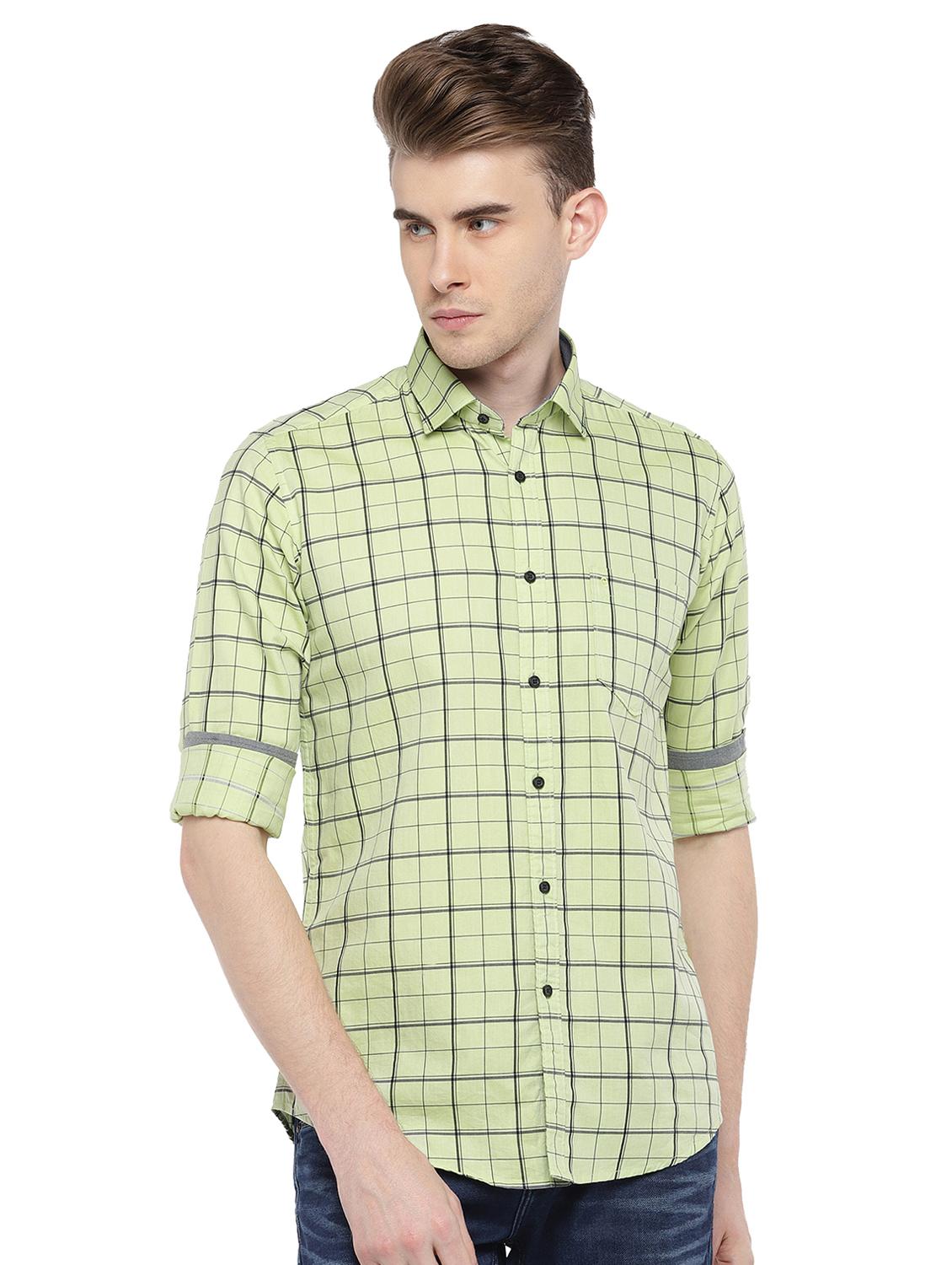 green checkered casual shirt - 15847370 - Zoom Image - 1