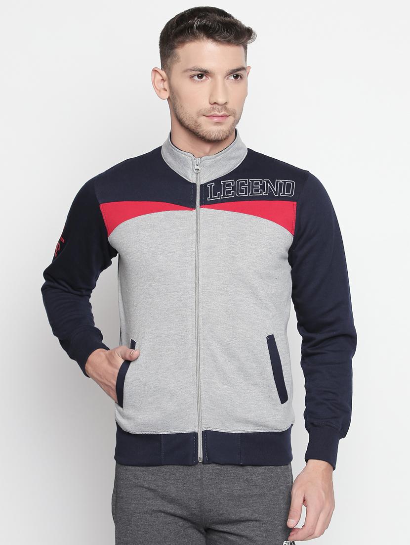 grey cotton sweatshirt - 15849001 - Zoom Image - 1