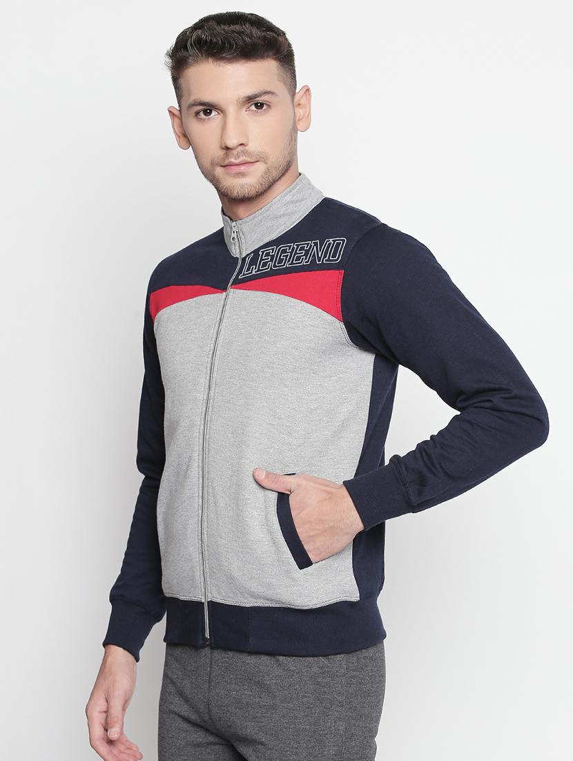 grey cotton sweatshirt - 15849001 - Zoom Image - 2