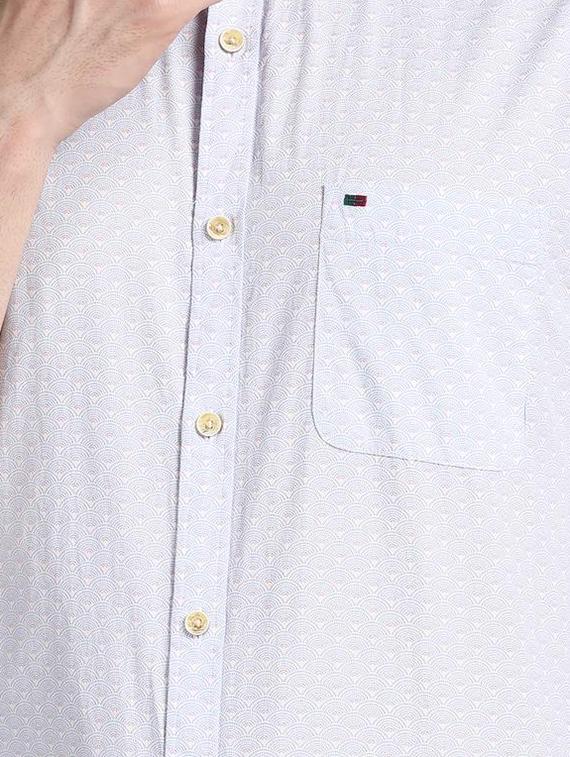 purple printed casual shirt - 15849310 - Zoom Image - 5
