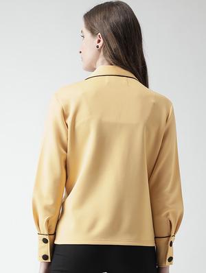 contrast piping double breasted blazer - 15850093 - Standard Image - 3