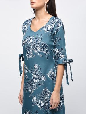 a-line printed kurta - 15850597 - Standard Image - 4