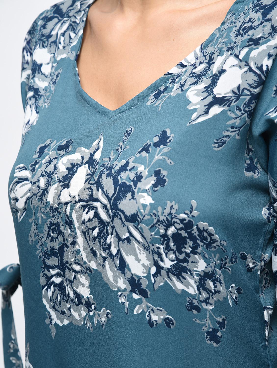 a-line printed kurta - 15850597 - Zoom Image - 5