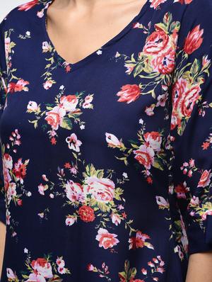 a-line printed kurta - 15850600 - Standard Image - 5