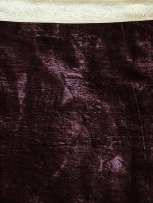 brown velvet shawl - 15851175 - Standard Image - 3