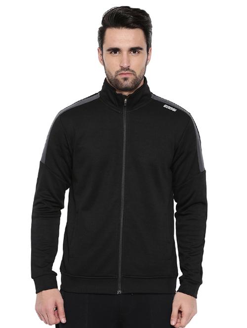 black cotton sweatshirt - 15851178 - Standard Image - 1