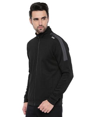 black cotton sweatshirt - 15851178 - Standard Image - 2