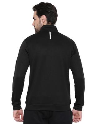 black cotton sweatshirt - 15851178 - Standard Image - 3