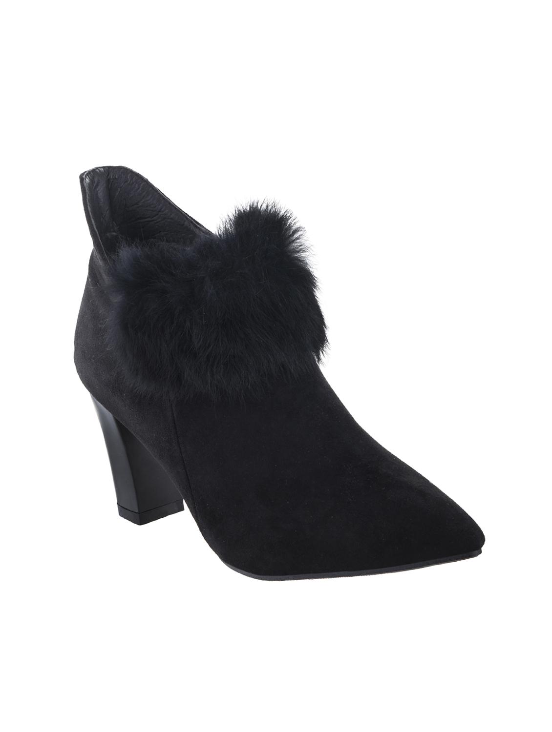 black ankle slip on boots - 15851466 - Zoom Image - 1