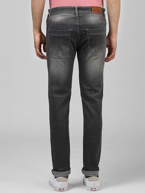 grey cotton washed jeans - 15851554 - Standard Image - 3