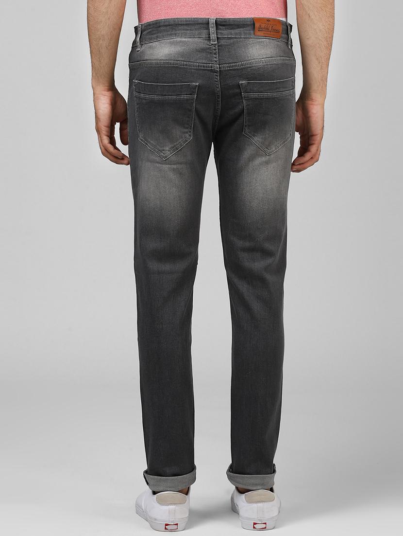 grey cotton washed jeans - 15851554 - Zoom Image - 3