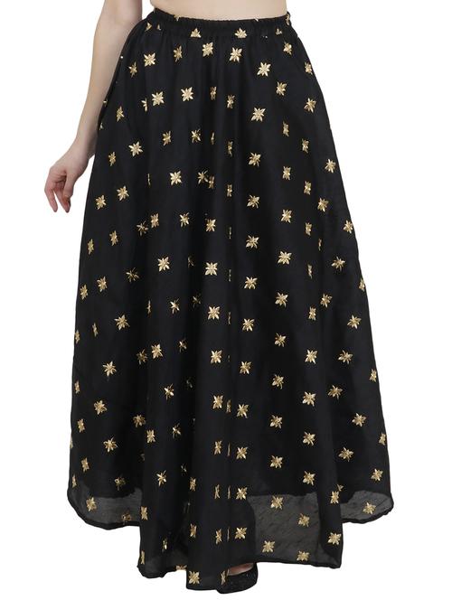 Zari embroidered flared skirt - 15851580 - Standard Image - 1