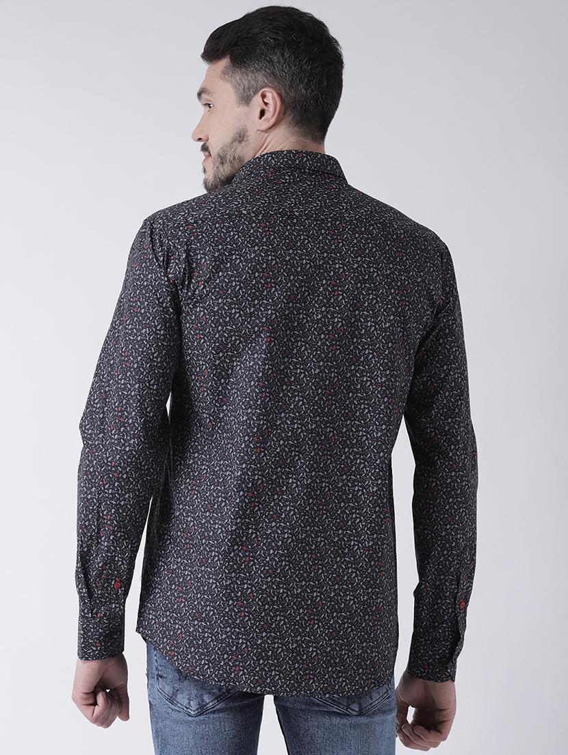 black printed casual shirt - 15851877 - Zoom Image - 3