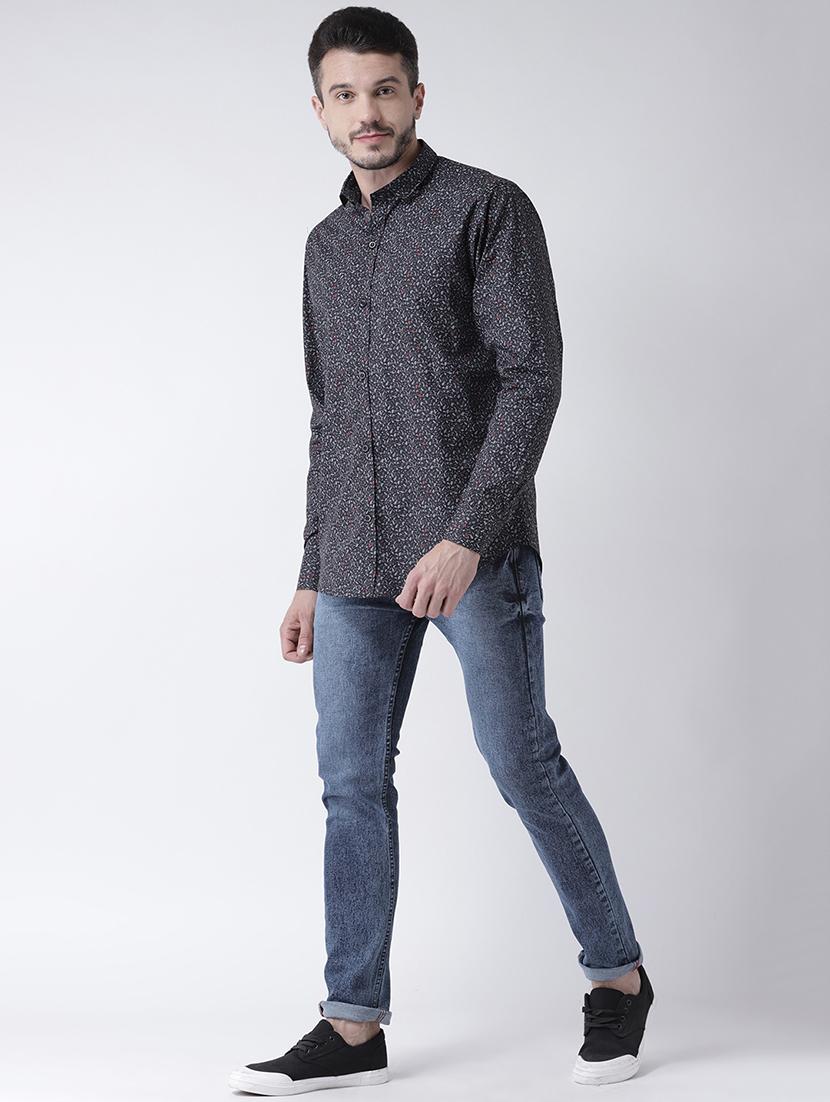 black printed casual shirt - 15851877 - Zoom Image - 4