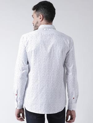 white printed casual shirt - 15851878 - Standard Image - 3
