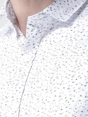 white printed casual shirt - 15851878 - Standard Image - 5