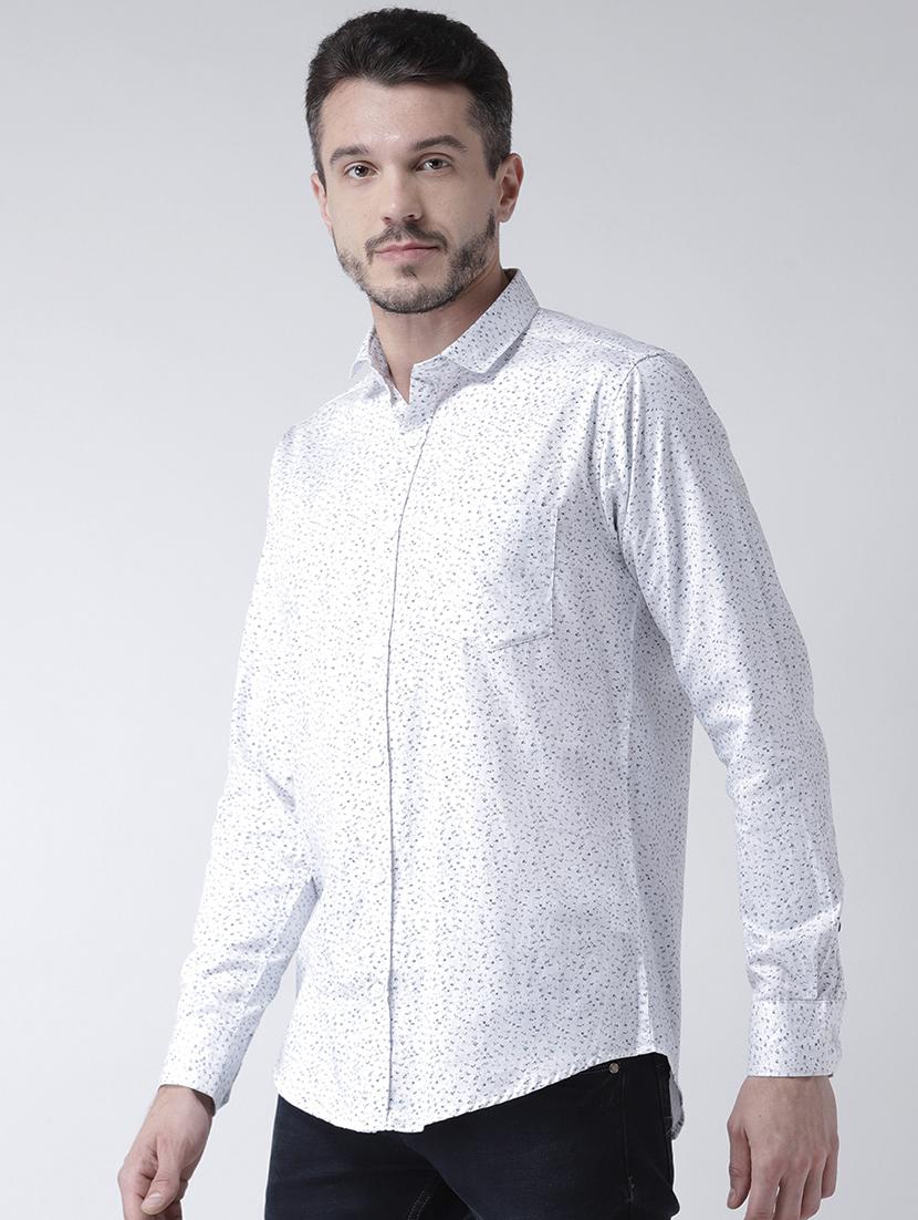 white printed casual shirt - 15851878 - Zoom Image - 2