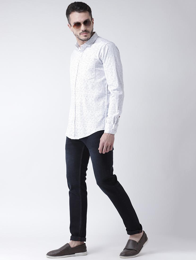 white printed casual shirt - 15851878 - Zoom Image - 4