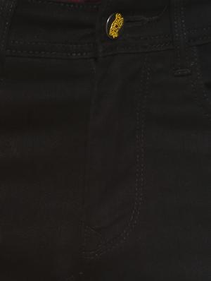 black denim plain jeans - 15852025 - Standard Image - 4