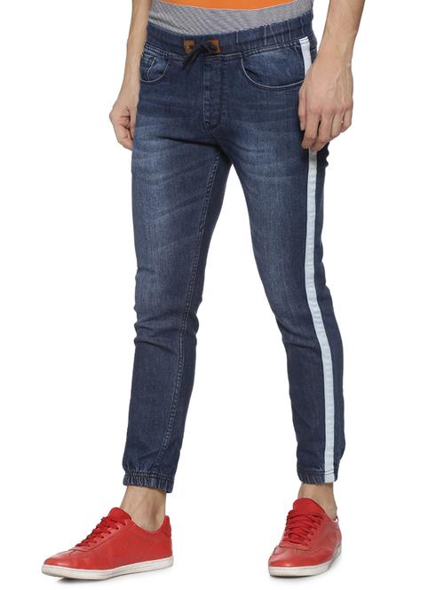 blue side taped jogger - 15852027 - Standard Image - 1