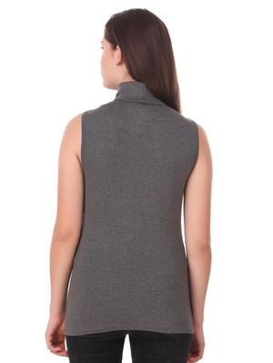 turtle neck sleeveless top - 15852574 - Standard Image - 3