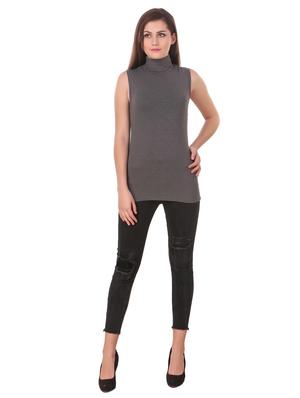 turtle neck sleeveless top - 15852574 - Standard Image - 4