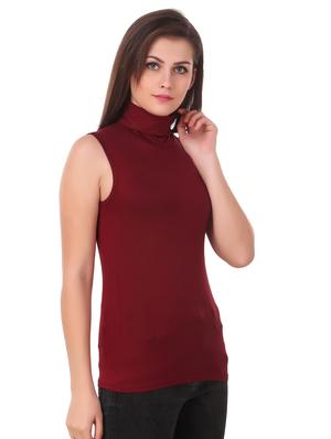 turtle neck sleeveless top - 15852579 - Standard Image - 2