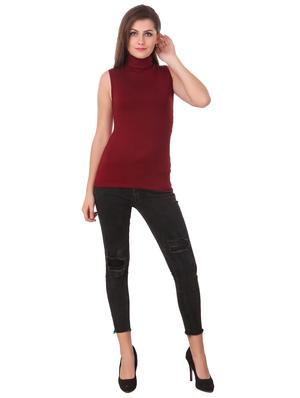 turtle neck sleeveless top - 15852579 - Standard Image - 4