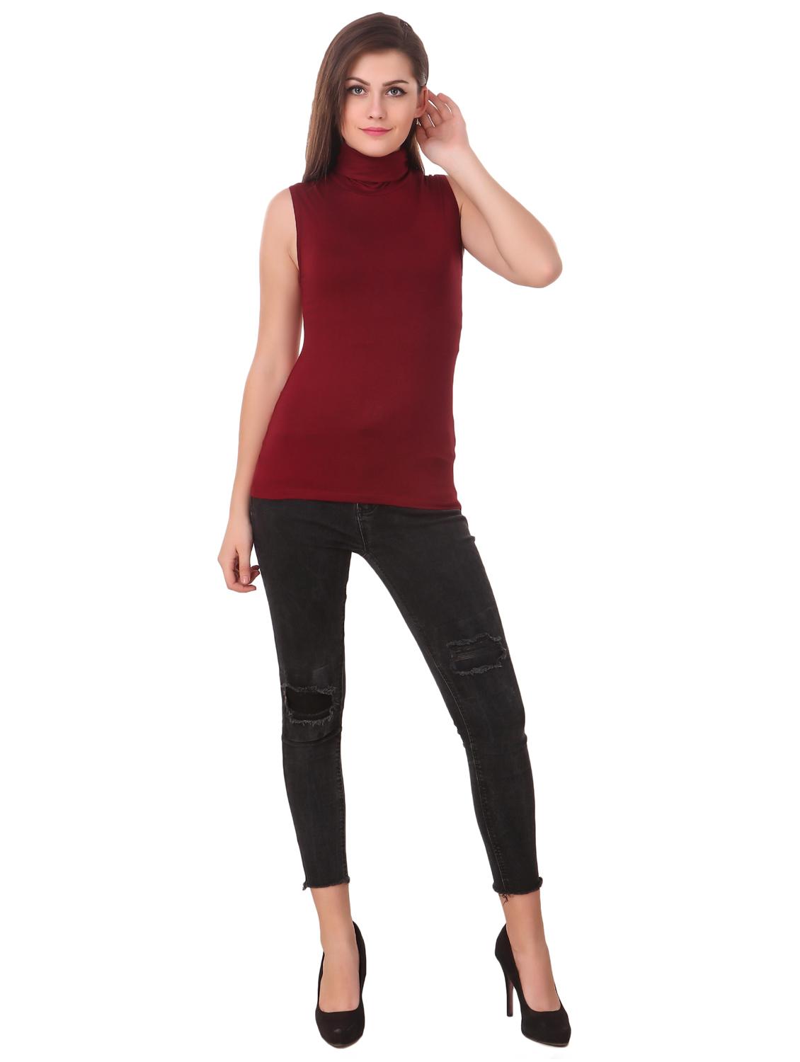 turtle neck sleeveless top - 15852579 - Zoom Image - 4