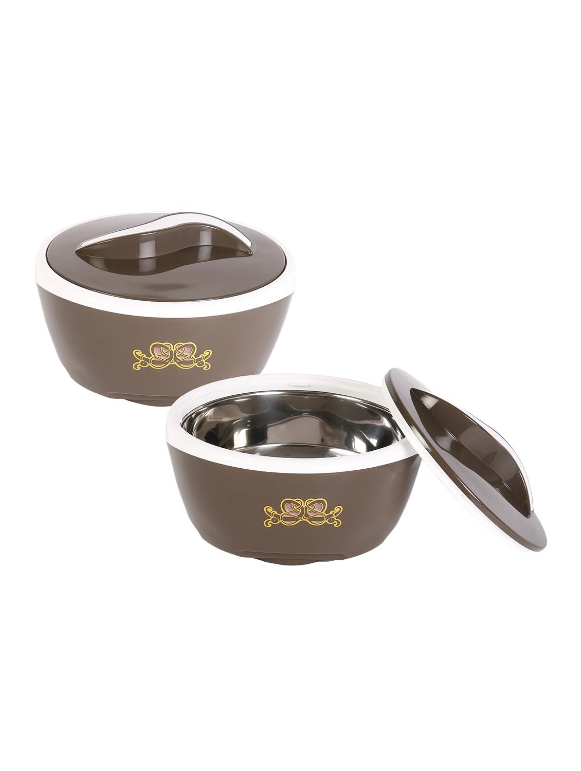 jayco status insulated thermoware casserole; 2-piece; 1200 ml each; brown - 15853148 - Zoom Image - 1